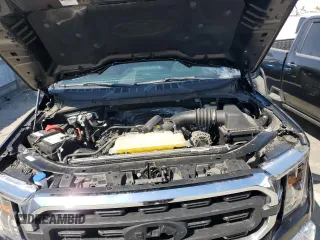 2021 Ford F-150 XL with VIN 1FTFW1E54MFD11453, listed as a Copart auction lot 50240015 with 8,645 mi miles and Salvage title. Bid and sale history available at DreamBid. Image 11.