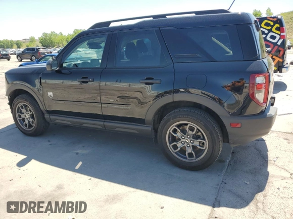 2021 Ford Bronco Sport Big Bend with VIN 3FMCR9B68MRA09877, listed as a Copart auction lot 59793815 with 59,330 mi miles and Salvage title. Bid and sale history available at DreamBid. Image 2.