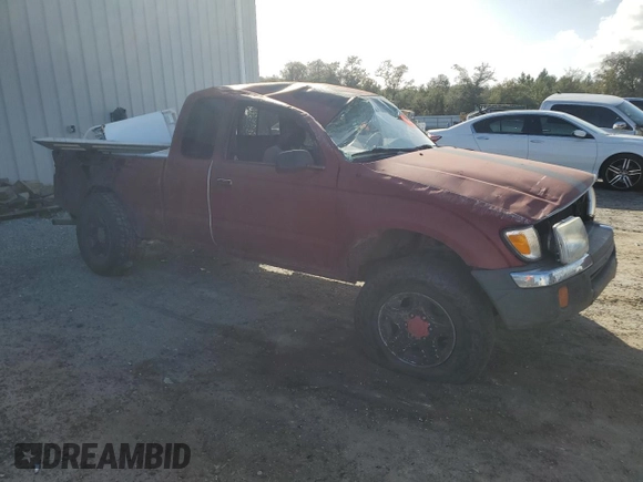 1999 Toyota Tacoma PreRunner with VIN 4TASM92N4XZ408724, listed as a Copart auction lot 84142794 with 118,637 mi miles and Non repairable. Bid and sale history available at DreamBid. Image 4.