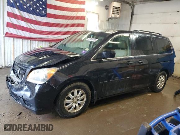 2008 Honda Odyssey EX-L with VIN 5FNRL38638B071781, listed as a Copart auction lot 47755835 with 104,508 mi miles and Salvage Title. Bid and sale history available at carsss.com. Image 1.
