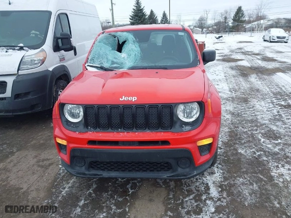 2021 Jeep Renegade Upland Edition with VIN ZACNJDAB1MPM21927, listed as a IAAI auction lot 41636352 with 120,125 mi miles. Bid and sale history available at carsss.com. Image 12.