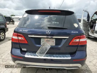 2013 Mercedes-Benz M ML 350 with VIN 4JGDA5HB3DA153081, listed as a Copart auction lot 64823524 with 129,004 mi miles and Salvage Title. Bid and sale history available at carsss.com. Image 6.