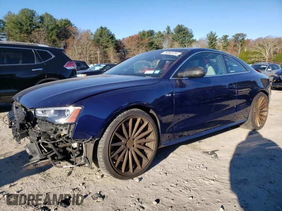 2013 Audi S5 Premium Plus z VIN WAUCGAFR2DA044566, wystawiony jako Copart lot #79260724 z przebiegiem 57 213 mil mil oraz Czysty tytuł • Clean title. Historia ofert i sprzedaży dostępna na DreamBid. Obrazek 1.