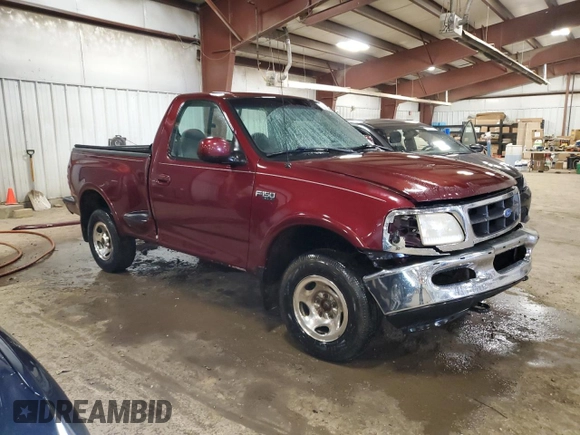 1997 Ford F-150 with VIN 2FTDF08W7VCB00590, listed as a Copart auction lot 50950465 with 105,733 mi miles and Clean title. Bid and sale history available at DreamBid. Image 4.