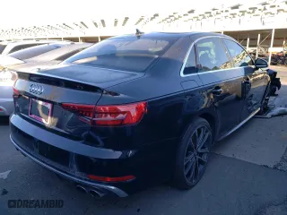 2018 Audi S4 Prestige with VIN WAUC4AF49JA001237, listed as a Copart auction lot 59660642 with 24,674 mi miles. Bid and sale history available at carsss.com. Image 4.