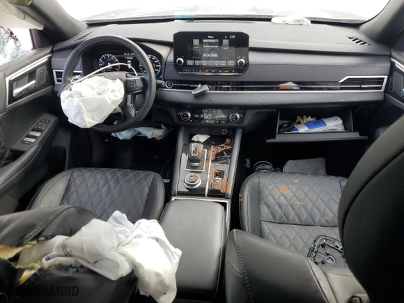 2023 Mitsubishi Outlander SEL with VIN JA4J3VA85PZ015283, listed as a Copart auction lot 78269244 with 23,953 mi miles and Salvage Title. Bid and sale history available at carsss.com. Image 8.
