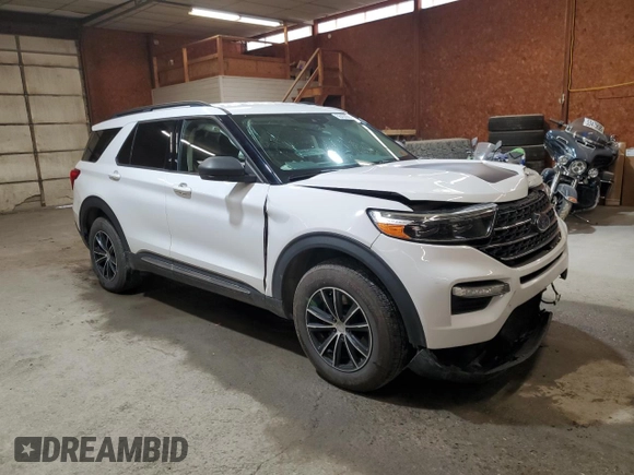 2020 Ford Explorer XLT z VIN 1FMSK8DH7LGA90191, wystawiony jako Copart lot #56458665 z przebiegiem 35 797 mil mil oraz Szkoda całkowita • Salvage title. Historia ofert i sprzedaży dostępna na DreamBid. Obrazek 4.