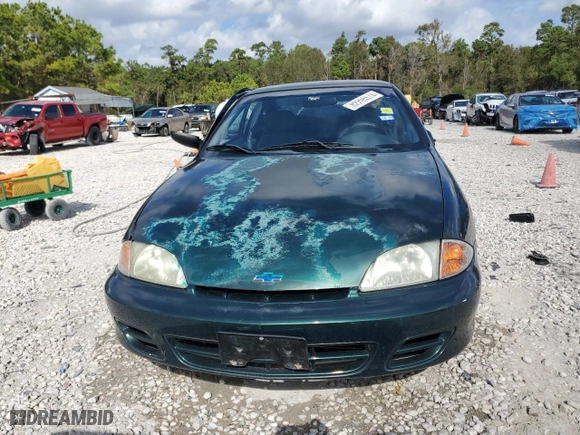 2002 Chevrolet Cavalier with VIN 1G1JC124427147667, listed as a Copart auction lot 82295574 with 41,540 mi miles and Salvage Title. Bid and sale history available at carsss.com. Image 5.