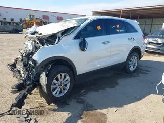 2020 Kia Sorento LX with VIN 5XYPG4A30LG711402, listed as a IAAI auction lot 41337495 with 1 mi miles. Bid and sale history available at carsss.com. Image 18.