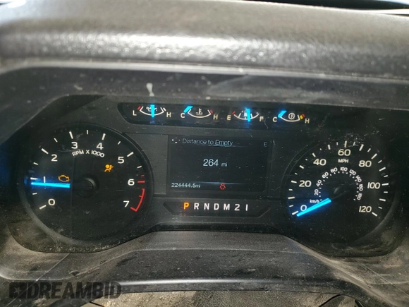 2016 Ford F-150 XL with VIN 1FTMF1CP4GKF71164, listed as a Copart auction lot 50889105 with 224,444 mi miles and Salvage Title. Bid and sale history available at carsss.com. Image 9.