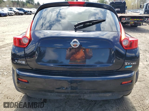 2013 Nissan Juke SV with VIN JN8AF5MV6DT213632, listed as a Copart auction lot 53706695 with 151,304 mi miles and Clean Title. Bid and sale history available at carsss.com. Image 6.