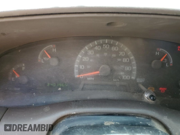 1999 Ford F-150 with VIN 1FTZX1726XKB49687, listed as a Copart auction lot 56416455 with 240,196 mi miles and Salvage title. Bid and sale history available at DreamBid. Image 9.