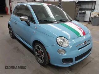 2016 FIAT 500 Sport with VIN 3C3CFFBR7GT217394, listed as a IAAI auction lot 41892554 with 128,486 mi miles and . Bid and sale history available at DreamBid. Image 6.