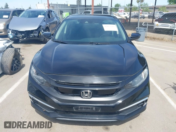 2019 Honda Civic Sedan LX with VIN 2HGFC2F61KH510012, listed as a IAAI auction lot 42073212 with 86,487 mi miles. Bid and sale history available at carsss.com. Image 12.