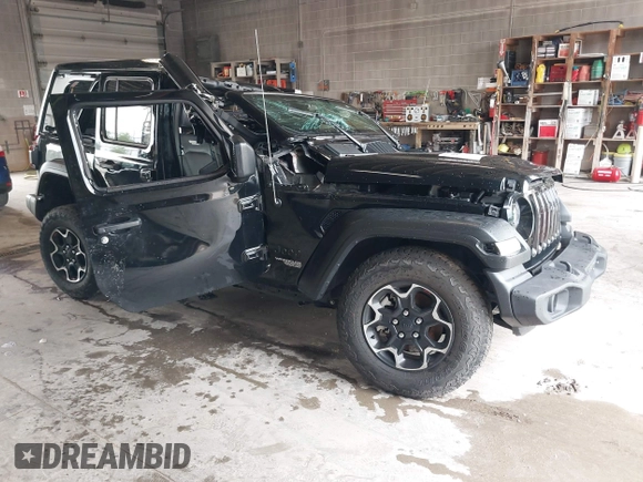 2021 Jeep Wrangler Unlimited Sport Altitude with VIN 1C4HJXDN8MW740087, listed as a IAAI auction lot 42419095 with Not provided miles and . Bid and sale history available at DreamBid. Image 1.