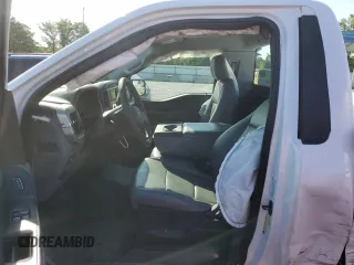 2021 Ford F-150 XL with VIN 1FTMF1CP5MKE21303, listed as a Copart auction lot 56406605 with 93,906 mi miles and Salvage title. Bid and sale history available at DreamBid. Image 7.