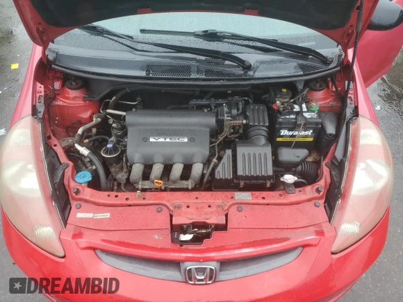2007 Honda Fit with VIN JHMGD384X7S013234, listed as a Copart auction lot 57022645 with 222,146 mi miles and Salvage title. Bid and sale history available at DreamBid. Image 11.