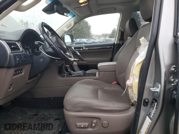 2023 Lexus GX with VIN JTJAM7BX4P5345358, listed as a Copart auction lot 43178375 with 38,666 mi miles and Salvage Title. Bid and sale history available at carsss.com. Image 7.