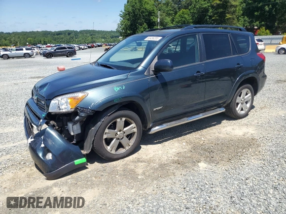 2008 Toyota RAV4 Sport with VIN JTMZK32V485019936, listed as a Copart auction lot 60456285 with 208,467 mi miles and Salvage title. Bid and sale history available at DreamBid. Image 1.