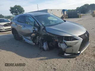 2017 Lexus RX 350 with VIN 2T2BZMCA1HC133521, listed as a Copart auction lot 59832474 with 186,327 mi miles and Salvage title. Bid and sale history available at DreamBid. Image 4.