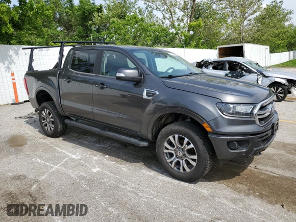 2019 Ford Ranger XL with VIN 1FTER4FHXKLA71059, listed as a Copart auction lot 57252615 with 109,351 mi miles and Salvage title. Bid and sale history available at DreamBid. Image 4.