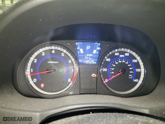 2014 Hyundai Accent GS with VIN KMHCT5AE1EU165773, listed as a Copart auction lot 47288035 with 148,526 mi miles and Salvage Title. Bid and sale history available at carsss.com. Image 9.