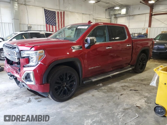 2021 GMC Sierra 1500 Denali z VIN 1GTU9FET0MZ410425, wystawiony jako Copart lot #52823795 z przebiegiem 47 222 mil mil oraz Szkoda całkowita • Salvage title. Historia ofert i sprzedaży dostępna na DreamBid. Obrazek 1.