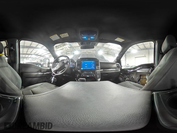 2022 Ford F-150 XL with VIN 1FTFW1E82NFA29355, listed as a Copart auction lot 60212125 with 89,709 mi miles and Salvage title. Bid and sale history available at DreamBid. Image 15.