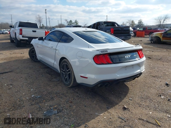 2020 Ford Mustang GT with VIN 1FA6P8CF0L5112346, listed as a IAAI auction lot 41571155 with 67,763 mi miles and . Bid and sale history available at DreamBid. Image 3.