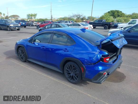 2022 Subaru WRX Premium with VIN JF1VBAF66N9022448, listed as a IAAI auction lot 42043788 with 38,018 mi miles and . Bid and sale history available at DreamBid. Image 3.
