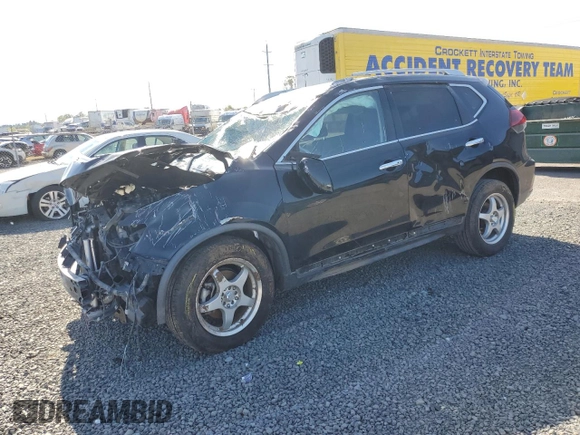 2019 Nissan Rogue SV with VIN KNMAT2MTXKP514105, listed as a Copart auction lot 55352235 with 134,738 mi miles and Salvage title. Bid and sale history available at DreamBid. Image 1.