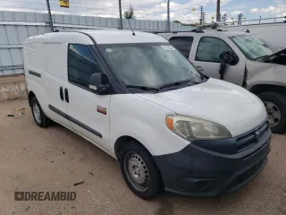 2016 Ram ProMaster City Cargo Tradesman with VIN ZFBERFATXG6B76090, listed as a Copart auction lot 70745034 with 123,982 mi miles and Salvage Title. Bid and sale history available at DreamBid. Image 4.