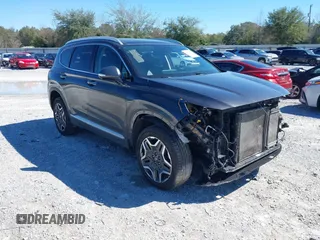 2021 Hyundai Santa Fe Limited with VIN 5NMS4DAL5MH367026, listed as a IAAI auction lot 41565093 with 120,246 mi miles. Bid and sale history available at carsss.com. Image 1.