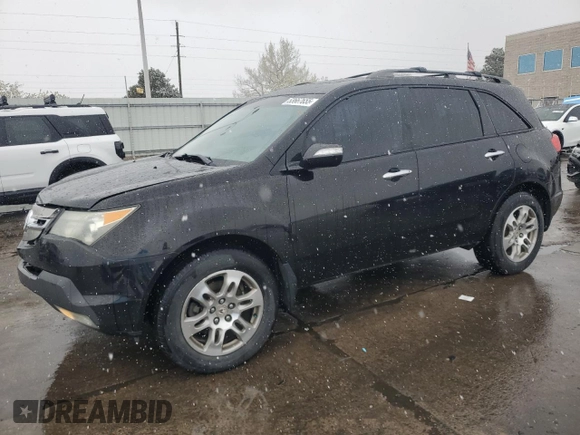 2009 Acura MDX Tech Pkg with VIN 2HNYD28649H531698, listed as a Copart auction lot 53667655 with 185,772 mi miles and Salvage Title. Bid and sale history available at carsss.com. Image 1.
