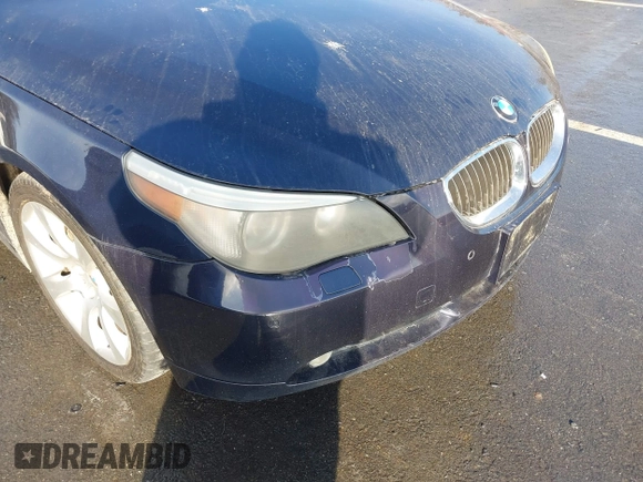 2005 BMW 5 Series 545i with VIN WBANB33565CN65705, listed as a IAAI auction lot 41681847 with 112,159 mi miles and . Bid and sale history available at carsss.com. Image 6.