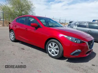 2015 Mazda 3 i Sport with VIN 3MZBM1U73FM208595, listed as a IAAI auction lot 41814673 with 69,189 mi miles. Bid and sale history available at carsss.com. Image 1.