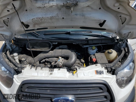 2018 Ford Transit with VIN 1FTYE1YM1JKB54420, listed as a Copart auction lot 56344335 with 98,704 mi miles and Salvage title. Bid and sale history available at DreamBid. Image 12.