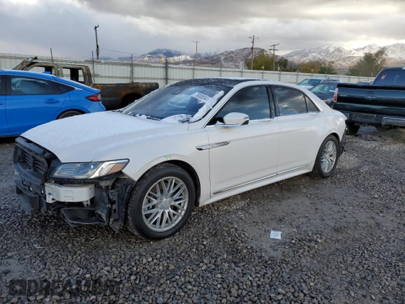 2018 Lincoln Continental Reserve with VIN 1LN6L9NC1J5617903, listed as a Copart auction lot 79008344 with 102,060 mi miles and Salvage Title. Bid and sale history available at carsss.com. Image 1.