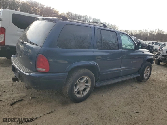 2000 Dodge Durango with VIN 1B4HS28Z1YF227831, listed as a Copart auction lot 46294585 with 207,843 mi miles and Salvage Title. Bid and sale history available at carsss.com. Image 3.