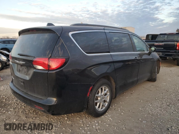 2021 Chrysler Voyager LXi with VIN 2C4RC1DG7MR538864, listed as a Copart auction lot 82931624 with 97,819 mi miles and Salvage Title. Bid and sale history available at DreamBid. Image 3.