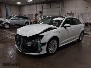 2016 Audi A3 e-tron Premium Plus with VIN WAUTPBFF2GA100666, listed as a IAAI auction lot 41315165 with 98,549 mi miles. Bid and sale history available at carsss.com. Image 2.