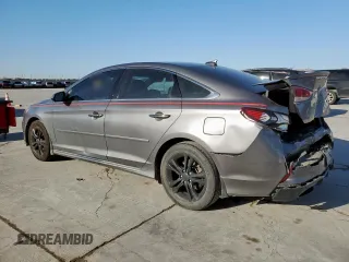 2018 Hyundai Sonata SEL with VIN 5NPE34AF3JH678141, listed as a Copart auction lot 50195975 with 42,701 mi miles and Salvage Title. Bid and sale history available at DreamBid. Image 2.