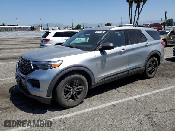 2020 Ford Explorer XLT z VIN 1FMSK8DH4LGB31585, wystawiony jako Copart lot #56982185 z przebiegiem 36 117 mil mil oraz Szkoda całkowita • Salvage title. Historia ofert i sprzedaży dostępna na DreamBid. Obrazek 1.
