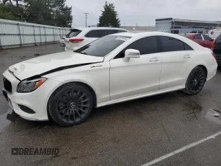 2015 Mercedes-Benz CLS-Class CLS 550 with VIN WDDLJ9BB0FA150843, listed as a Copart auction lot 80978534 with 83,436 mi miles and Salvage Title. Bid and sale history available at carsss.com. Image 1.