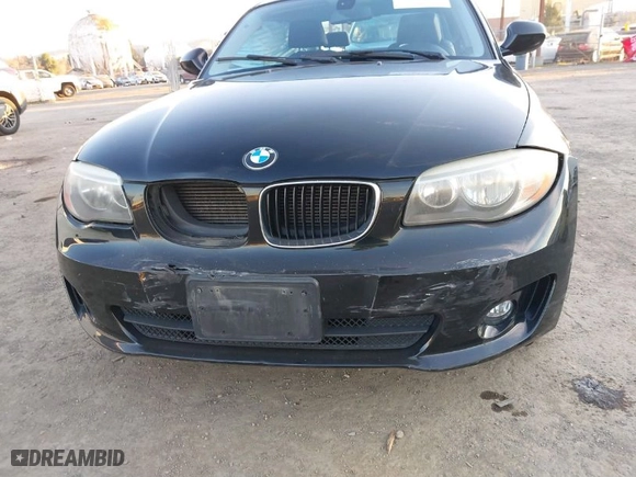 2013 BMW 1 Series 128i with VIN WBAUP9C53DVS95917, listed as a IAAI auction lot 41398338 with 52,160 mi miles. Bid and sale history available at carsss.com. Image 6.