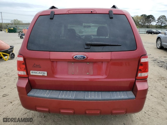 2008 Ford Escape XLT with VIN 1FMCU03188KE75283, listed as a Copart auction lot 51109655 with 0 mi miles and Salvage Title. Bid and sale history available at carsss.com. Image 6.