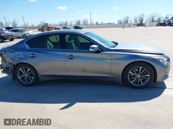 2017 Infiniti Q50 Signature Edition with VIN JN1EV7AP7HM742236, listed as a IAAI auction lot 41662043 with 114,312 mi miles and . Bid and sale history available at DreamBid. Image 13.
