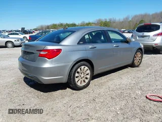 2013 Chrysler 200 LX with VIN 1C3CCBAB2DN560552, listed as a IAAI auction lot 41821028 with 179,085 mi miles. Bid and sale history available at carsss.com. Image 4.