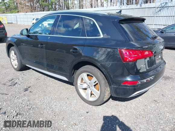 2018 Audi Q5 Premium Plus with VIN WA1BNAFY2J2248778, listed as a IAAI auction lot 42055696 with 100,679 mi miles. Bid and sale history available at carsss.com. Image 3.