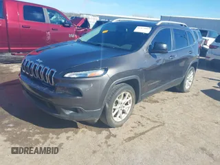 2018 Jeep Cherokee Latitude Plus with VIN 1C4PJLLB8JD597029, listed as a IAAI auction lot 41474803 with 84,435 mi miles. Bid and sale history available at carsss.com. Image 17.